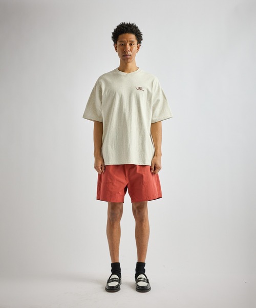 Saturdays NYC(サタデーズ ニューヨークシティ )の「Loofah Collar Relaxed SS Tee(Tシャツ/カットソー・メンズ・ネイビー/ライトグレー/ダークブラウン・L/M/S/XL)」の10枚目の写真