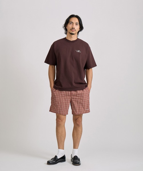 Saturdays NYC(サタデーズ ニューヨークシティ )の「Loofah Collar Relaxed SS Tee(Tシャツ/カットソー・メンズ・ネイビー/ライトグレー/ダークブラウン・L/M/S/XL)」の22枚目の写真