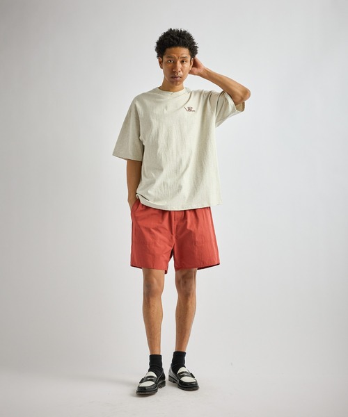 Saturdays NYC(サタデーズ ニューヨークシティ )の「Loofah Collar Relaxed SS Tee(Tシャツ/カットソー・メンズ・ネイビー/ライトグレー/ダークブラウン・L/M/S/XL)」の20枚目の写真