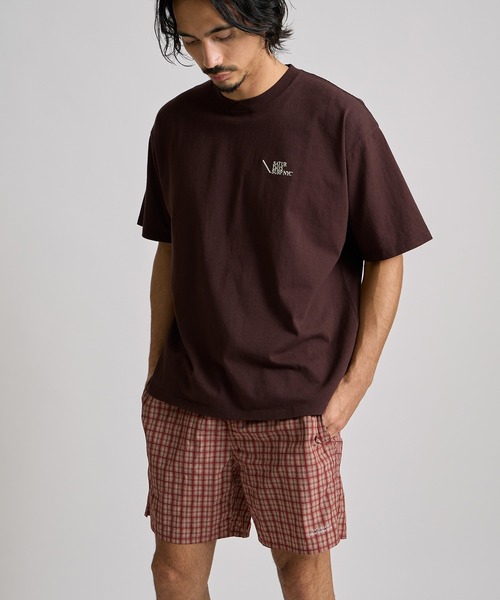 Saturdays NYC(サタデーズ ニューヨークシティ )の「Loofah Collar Relaxed SS Tee(Tシャツ/カットソー・メンズ・ネイビー/ライトグレー/ダークブラウン・L/M/S/XL)」の6枚目の写真