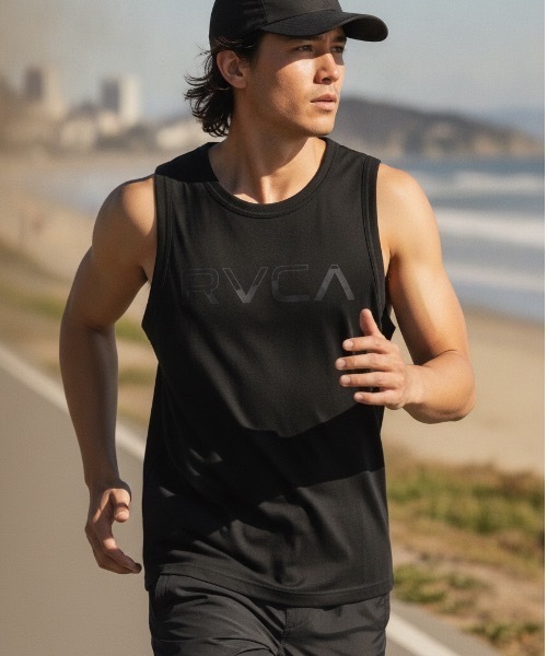 RVCA(ルーカ)の「RVCA メンズ AVALANCHE VENT TT タンクトップ 【2026年夏モデル】(タンクトップ・メンズ・ホワイト/ブラック/ホワイト系その他/ブラック系その他・SMALL/MEDIUM/LARGE/X-LARGE)」の4枚目の写真