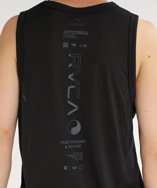 RVCA(ルーカ)の「RVCA メンズ AVALANCHE VENT TT タンクトップ 【2026年夏モデル】(タンクトップ・メンズ・ホワイト/ブラック/ホワイト系その他/ブラック系その他・SMALL/MEDIUM/LARGE/X-LARGE)」の12枚目の写真