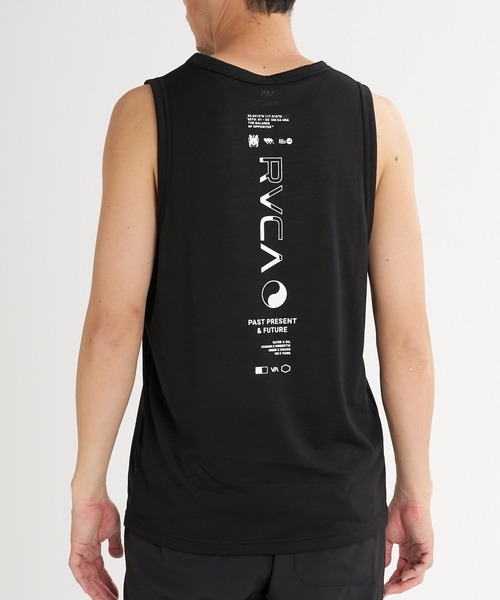 RVCA(ルーカ)の「RVCA メンズ AVALANCHE VENT TT タンクトップ 【2026年夏モデル】(タンクトップ・メンズ・ホワイト/ブラック/ホワイト系その他/ブラック系その他・SMALL/MEDIUM/LARGE/X-LARGE)」の8枚目の写真