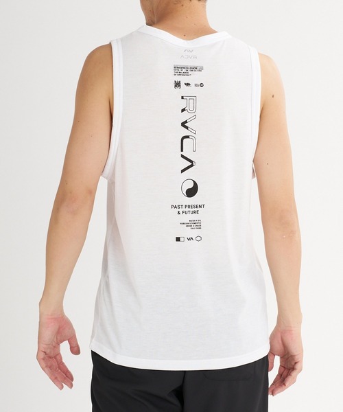RVCA(ルーカ)の「RVCA メンズ AVALANCHE VENT TT タンクトップ 【2026年夏モデル】(タンクトップ・メンズ・ホワイト/ブラック/ホワイト系その他/ブラック系その他・SMALL/MEDIUM/LARGE/X-LARGE)」の5枚目の写真