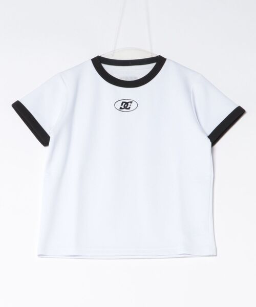 DC SHOES(ディーシーシューズ)の「DC Shoes ウィメンズ 26 WS SMT JF SS Tシャツ 【2026年夏モデル】(Tシャツ/カットソー・レディース・ホワイト×ブルー/ブラック×ホワイト・SMALL/MEDIUM/LARGE)」の1枚目の写真