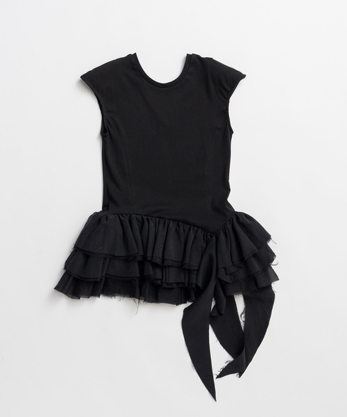 PRANK PROJECT（プランクプロジェクト）の「2WAYフリルヘムトップス / 2WAY Frill Hem TOPs（その他トップス・レディース・ホワイト/ブラック・FREE）」の12枚目の写真