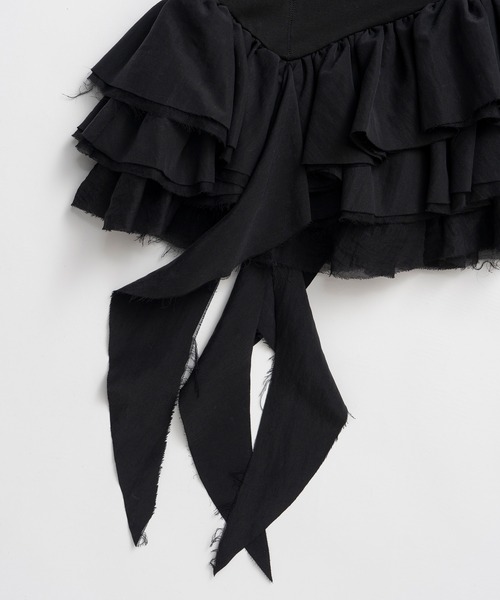 PRANK PROJECT（プランクプロジェクト）の「2WAYフリルヘムトップス / 2WAY Frill Hem TOPs（その他トップス・レディース・ホワイト/ブラック・FREE）」の13枚目の写真