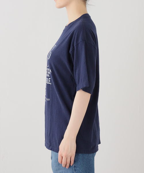 FRAMeWORK(フレームワーク)の「NEW STANDARD TEE(Tシャツ/カットソー・レディース・ネイビー/ダークグリーン/ホワイト・FREE)」の18枚目の写真