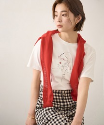 ROPE' | 【YUKO SAEKI for ROPE’・コラボレーション】プリントTシャツ/イージーケア(Tシャツ/カットソー)