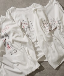 ROPE' | 【YUKO SAEKI for ROPE’・コラボレーション】プリントTシャツ/イージーケア(Tシャツ/カットソー)