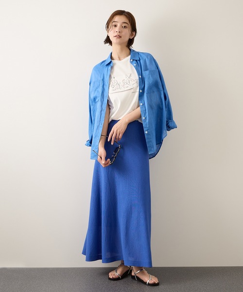 ROPE'(ロペ)の「【YUKO SAEKI for ROPE’・コラボレーション】プリントTシャツ/イージーケア(Tシャツ/カットソー・レディース・ホワイト系その他3/ホワイト系その他/ホワイト系その他2・FREE)」の9枚目の写真