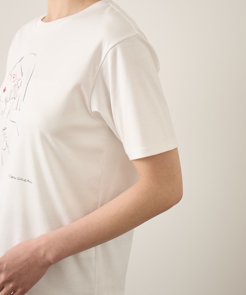 ROPE'(ロペ)の「【YUKO SAEKI for ROPE’・コラボレーション】プリントTシャツ/イージーケア(Tシャツ/カットソー・レディース・ホワイト系その他3/ホワイト系その他/ホワイト系その他2・FREE)」の22枚目の写真