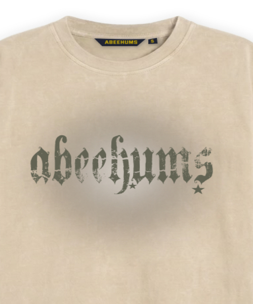 ABEEHUMS(アビハムズ)の「ピグメントダイングスター半袖Tシャツ ABH365-111 ベージュ(Tシャツ/カットソー・レディース・ベージュ・SMALL/MEDIUM)」の4枚目の写真