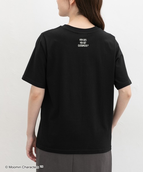 Honeys(ハニーズ)の「【UVカット】ムーミン/半袖Tシャツ(Tシャツ/カットソー・レディース・オレンジ/ブラック/ブラウン系その他/グレイッシュベージュ/ピンク系その他・L/LL/M)」の10枚目の写真