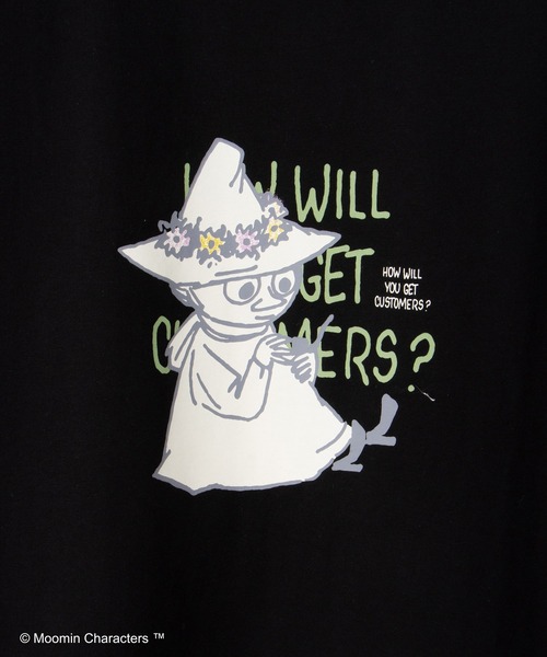 Honeys(ハニーズ)の「【UVカット】ムーミン/半袖Tシャツ(Tシャツ/カットソー・レディース・オレンジ/ブラック/ブラウン系その他/グレイッシュベージュ/ピンク系その他・L/LL/M)」の7枚目の写真