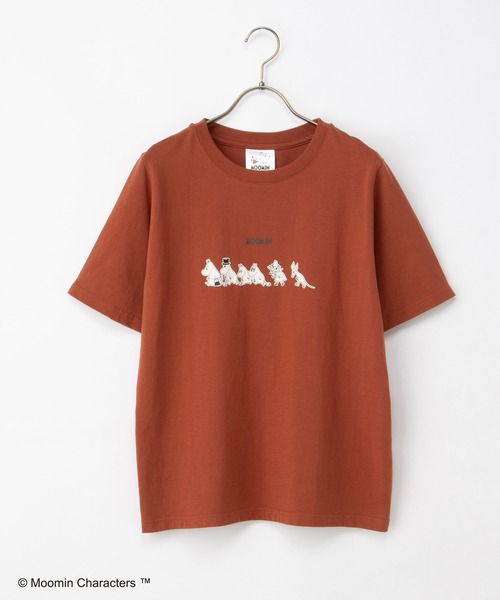 Honeys(ハニーズ)の「【UVカット】ムーミン/半袖Tシャツ(Tシャツ/カットソー・レディース・オレンジ/ブラック/ブラウン系その他/グレイッシュベージュ/ピンク系その他・L/LL/M)」の15枚目の写真