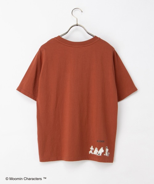 Honeys(ハニーズ)の「【UVカット】ムーミン/半袖Tシャツ(Tシャツ/カットソー・レディース・オレンジ/ブラック/ブラウン系その他/グレイッシュベージュ/ピンク系その他・L/LL/M)」の14枚目の写真