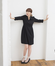 CAROLINA GLASER | 【予約】CAROLINA GLASER / 襟カットワンピース(ワンピース)