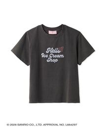 【HELLO ICE CREAM SHOP 】クロップドTシャツ