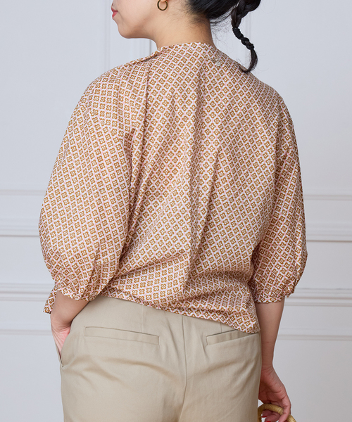 IENA LA BOUCLE(イエナラブークル)の「IENA LA BOUCLE リバティギャザーブラウス(シャツ/ブラウス・レディース・シャーベット・FREE)」の6枚目の写真