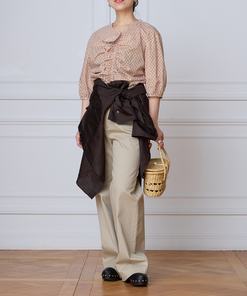 IENA LA BOUCLE(イエナラブークル)の「IENA LA BOUCLE リバティギャザーブラウス(シャツ/ブラウス・レディース・シャーベット・FREE)」の10枚目の写真