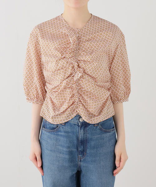 IENA LA BOUCLE(イエナラブークル)の「IENA LA BOUCLE リバティギャザーブラウス(シャツ/ブラウス・レディース・シャーベット・FREE)」の14枚目の写真