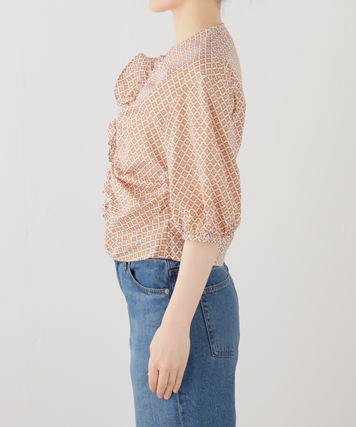 IENA LA BOUCLE(イエナラブークル)の「IENA LA BOUCLE リバティギャザーブラウス(シャツ/ブラウス・レディース・シャーベット・FREE)」の15枚目の写真
