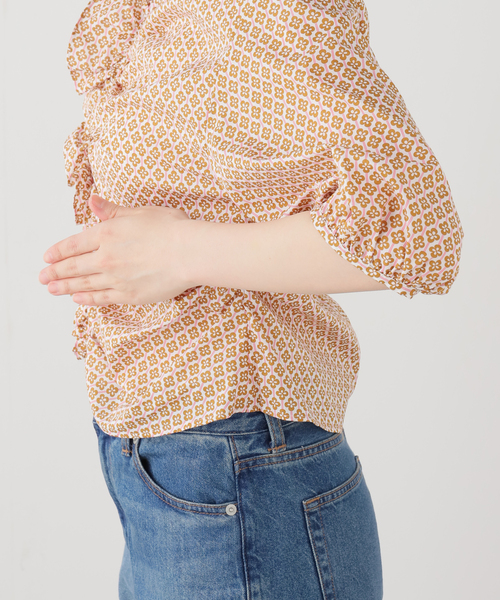 IENA LA BOUCLE(イエナラブークル)の「IENA LA BOUCLE リバティギャザーブラウス(シャツ/ブラウス・レディース・シャーベット・FREE)」の18枚目の写真