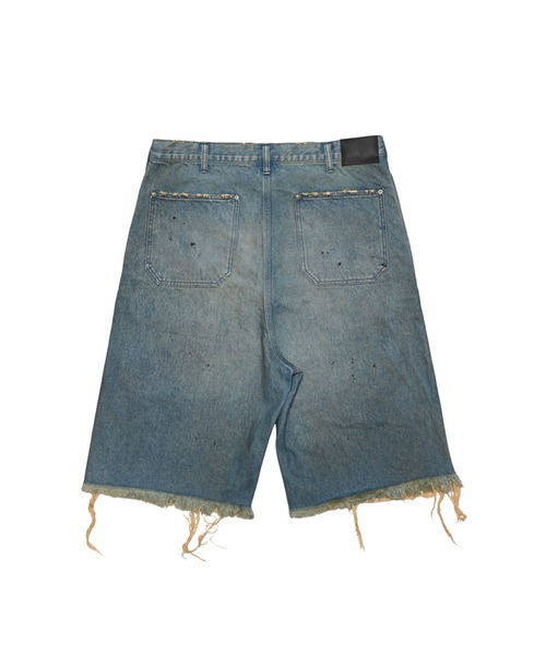 MIYAGIHIDETAKA(ミヤギヒデタカ)の「【MIYAGIHIDETAKA】Damaged Work Shorts(その他パンツ・メンズ・ホワイト/ブラック/インディゴブルー・L/XL)」の9枚目の写真