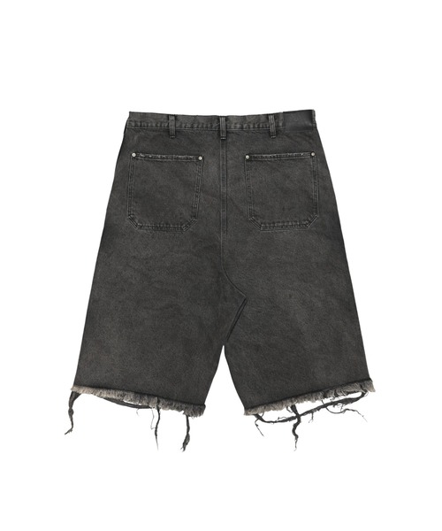 MIYAGIHIDETAKA(ミヤギヒデタカ)の「【MIYAGIHIDETAKA】Damaged Work Shorts(その他パンツ・メンズ・ホワイト/ブラック/インディゴブルー・L/XL)」の7枚目の写真