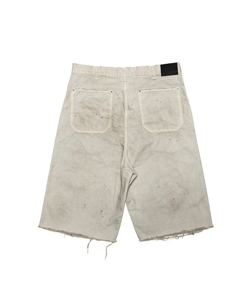 MIYAGIHIDETAKA(ミヤギヒデタカ)の「【MIYAGIHIDETAKA】Damaged Work Shorts(その他パンツ・メンズ・ホワイト/ブラック/インディゴブルー・L/XL)」の5枚目の写真