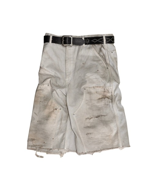 MIYAGIHIDETAKA(ミヤギヒデタカ)の「【MIYAGIHIDETAKA】Damaged Work Shorts(その他パンツ・メンズ・ホワイト/ブラック/インディゴブルー・L/XL)」の20枚目の写真