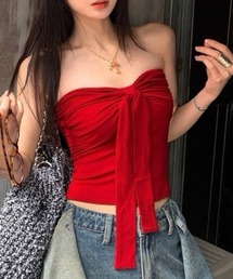 Ribbon tie tube top