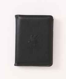JFA STORE（ジェイエフエーストア）の「【JFA STORE】 パスポートケース JFAエンブレム型押し PUレザー カード収納 IDウィンドウ ブラック（パスポートケース）」