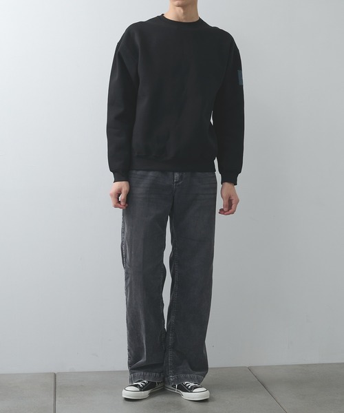 N.HOOLYWOOD(N.ハリウッド)の「【N.HOOLYWOOD】9252-CS81 CREWNECK SWEATSHIRT(スウェット・メンズ・グレー/ブラック・40/38/36)」の12枚目の写真
