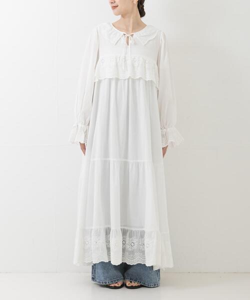 URBAN RESEARCH(アーバンリサーチ)の「Picchi Nia WHITE LACE(ワンピース・レディース・ホワイト・FREE)」の2枚目の写真