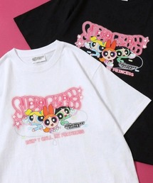 The Powerpuff Girls/パワーパフガールズ オーバーサイズ プリント 半袖Tシャツ レディース メンズ