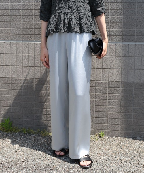 Bab(バブ)の「サテンパンツ(その他パンツ・レディース・ベージュ/ブラック/ブルー・M)」の19枚目の写真