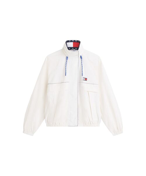 tommy jeans(トミー ジーンズ)の「カラーブロックウィンドブレーカー(ナイロンジャケット・レディース・ホワイト・X-SMALL/MEDIUM/SMALL)」の3枚目の写真
