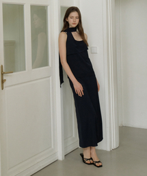 GIR DART LONG SKIRT NAVY