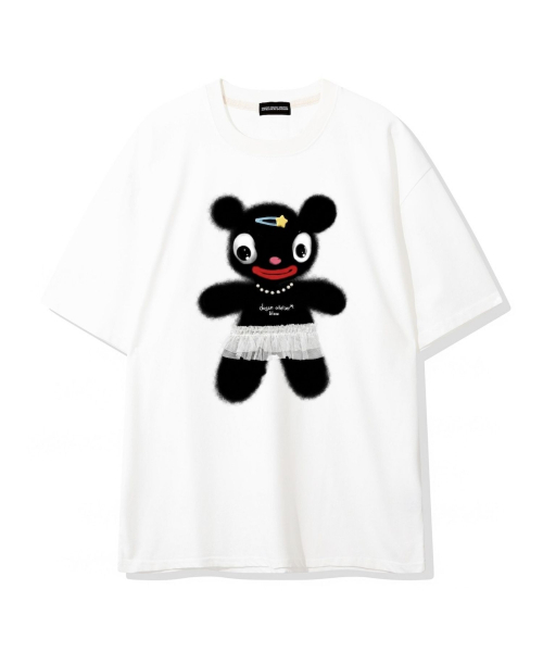BLOW(ブロウ)の「DOSAN atelier x BLOW Greedy Tutu Bear(Tシャツ/カットソー・レディース・ホワイト・FREE)」の6枚目の写真