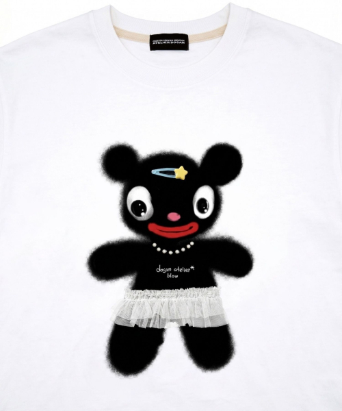 BLOW(ブロウ)の「DOSAN atelier x BLOW Greedy Tutu Bear(Tシャツ/カットソー・レディース・ホワイト・FREE)」の7枚目の写真