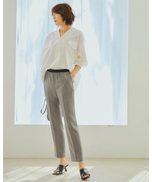 DoCLASSE( ドゥクラッセ)の「ビエラツイル・センタープレステーパード/64㎝(その他パンツ・レディース・グレー/ブラック/イエロー・11/13)」の1枚目の写真