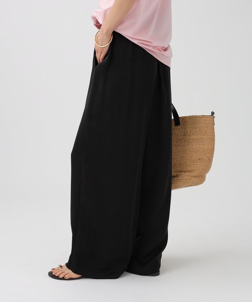 BABYLONE(バビロン)の「キュプライージーパンツ(その他パンツ・レディース・ブラック/ベージュ・36inch/34inch)」の5枚目の写真