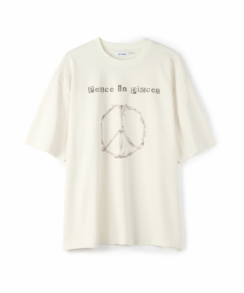 PARTIMENTO(パルティメント)の「ディストーテッドピースTアイボリー(Tシャツ/カットソー・メンズ・その他・MEDIUM/LARGE)」の1枚目の写真