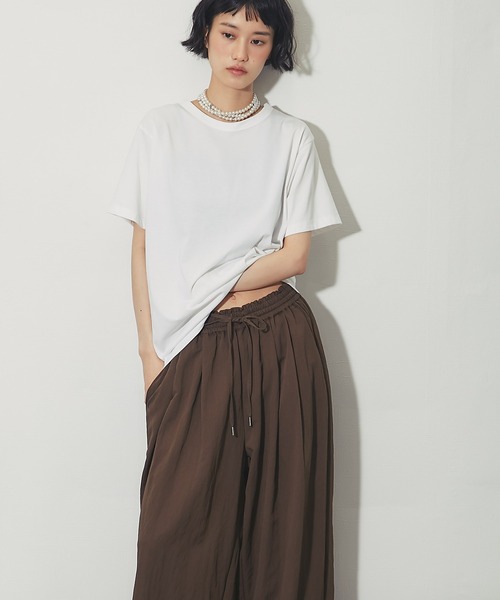 ANOTHER S(アナザーエス)の「Tシャツ&ひげレースキャミ2点セット(Tシャツ/カットソー・レディース・ホワイト×ホワイト/ホワイト×ブラック/ブラック×ホワイト・FREE)」の18枚目の写真