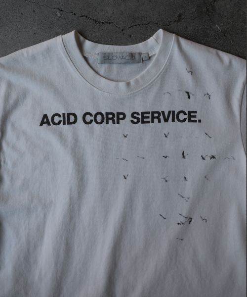 SLOWACID（スローアシッド）の「バード 半袖Tシャツ [ホワイト]（Tシャツ/カットソー・レディース・その他・SMALL/MEDIUM/LARGE/X-LARGE）」の7枚目の写真