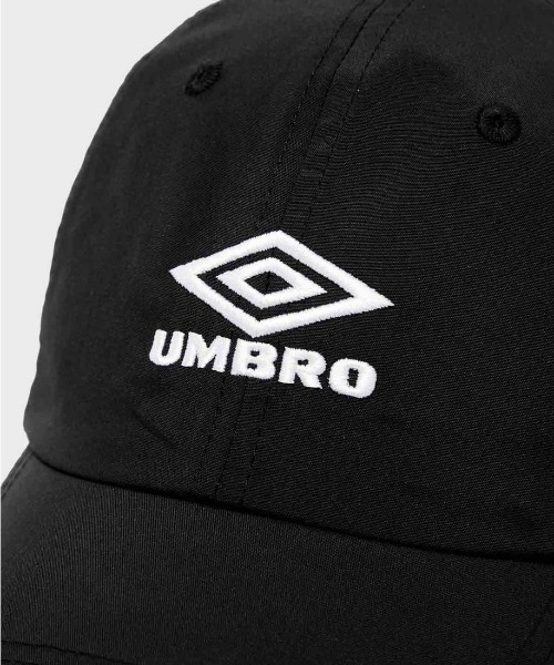 UMBRO(アンブロ)の「umbro/アンブロ 【EC別注】ベーシックロゴキャップ(キャップ・メンズ・ブラック・FREE)」の5枚目の写真