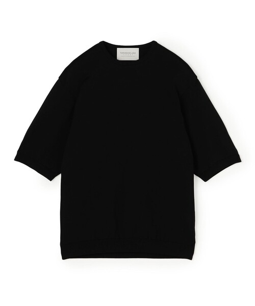 TOMORROWLAND (トゥモローランド)の「TOMORROWLAND tricot コットンニットTシャツ(ニット/セーター・メンズ・ホワイト/ベージュ/ブラック/ネイビー/ライトグレー/オレンジ・M/L/S)」の3枚目の写真