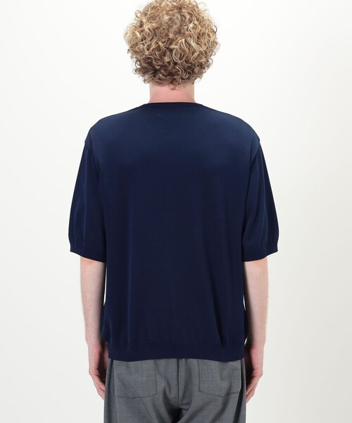 TOMORROWLAND (トゥモローランド)の「TOMORROWLAND tricot コットンニットTシャツ(ニット/セーター・メンズ・ホワイト/ベージュ/ブラック/ネイビー/ライトグレー/オレンジ・M/L/S)」の11枚目の写真